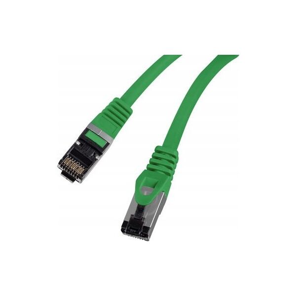 Lanberg Patchcord Lanberg S/FTP kat.8.1 2m LSZH CU fluke passed zielony
