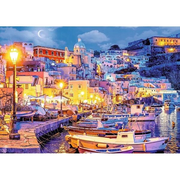 Trefl PUZZLE 1000 Wyspa Procida nocą Włochy 10794