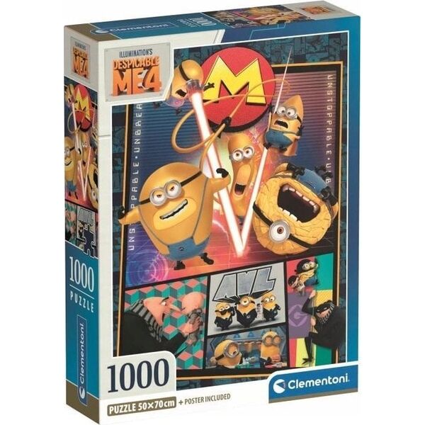 Clementoni CLE puzzle 1000 Compact Despicacable Me4 39798