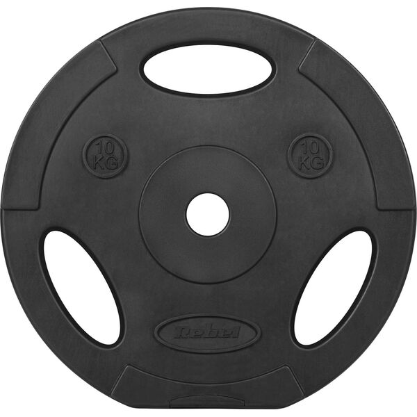 Rebel Zestaw obciążeń bitumicznych 2x10kg, otwór 31mm, talerz z uchwytami, REBEL ACTIVE