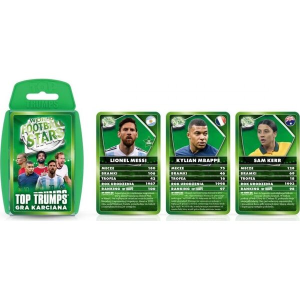 Winning Moves Gra Top Trumps: World Football Star