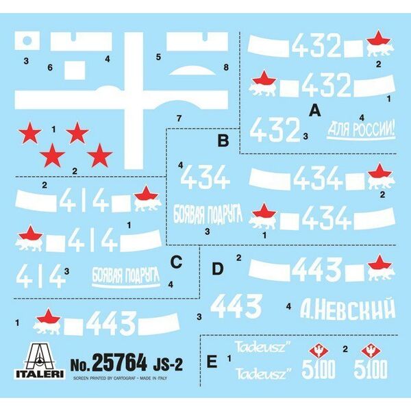 Italeri Model plastikowy Josif Stalin JS-2 1/56