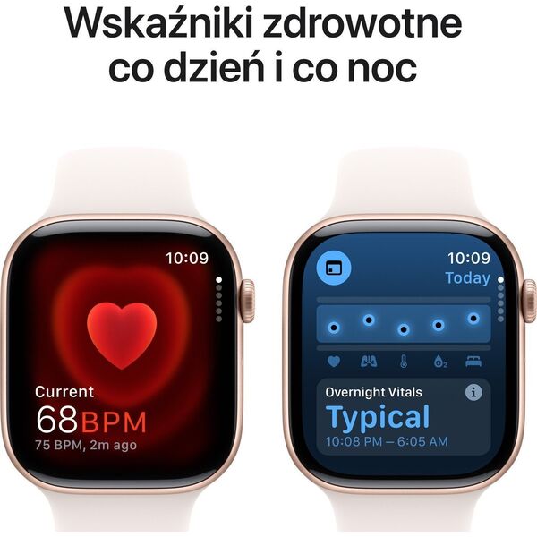 Smartwatch Apple Watch 10 GPS 46mm Rose Gold Alu M/L Różowy