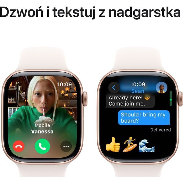 Smartwatch Apple Watch 10 GPS 46mm Rose Gold Alu M/L Różowy