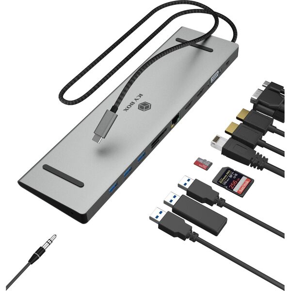 Stacja/replikator Icy Box IB-DK2106a-CPD USB-C (61145)