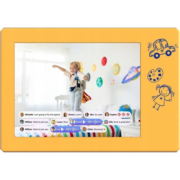 DIGITAL PHOTO FRAME DOODLE 9/WHITE FF0901SA-WE01 MYFIRST