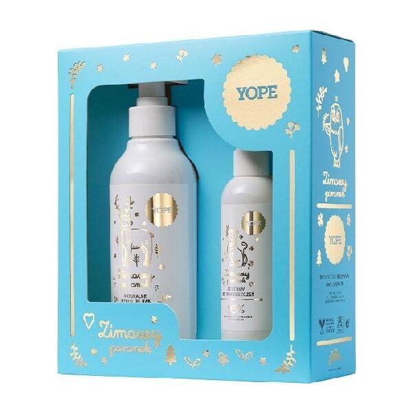 YOPE SET Zimowy Poranek mydło 300ml + perfumy do pomieszczeń 100ml