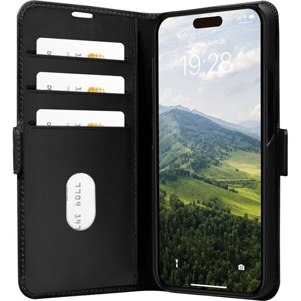 Etui dbramante 1928 Copenhagen Wallet do  iPhone 15 Pro Max czarny/black