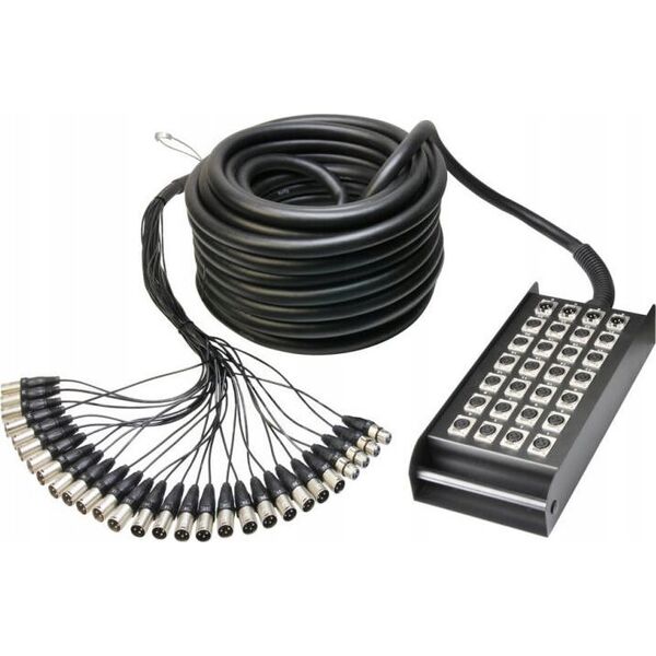 C2G Multicore kabel (værdi.1291750) 30 m AH Cables K28C30 Antal indgange:24 x Antal udgange:4 x