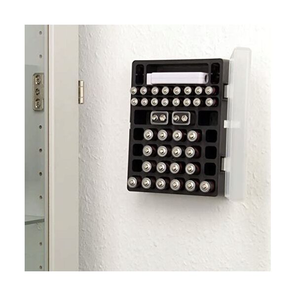 Ansmann ANSMANN 1900-0041 Storage box for up to 24x Mignon AA, 16x Micro AAA and 4x 9V E-Block