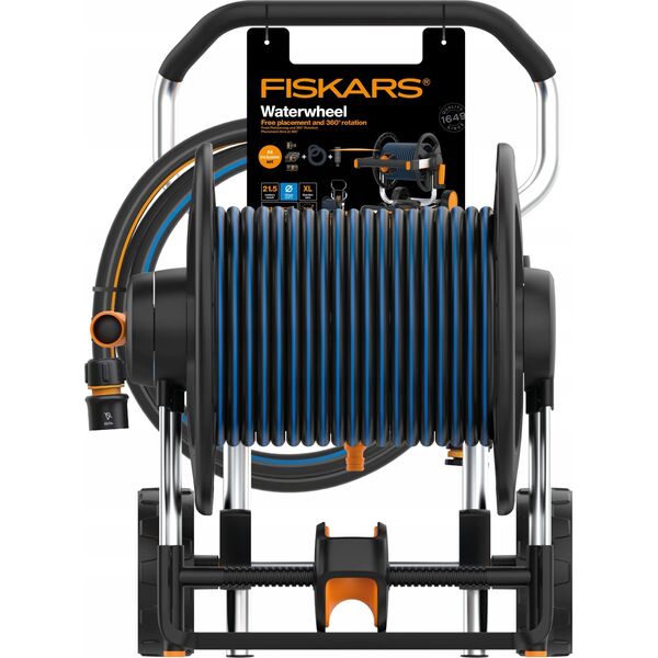 Fiskars Watering set: hose and trolley XL, all-in