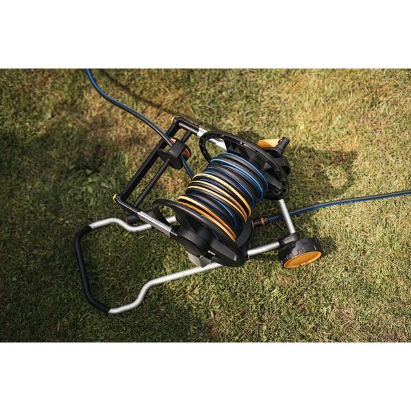 Fiskars Watering set: hose and trolley XL, all-in