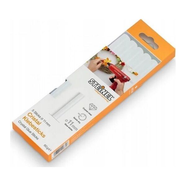 Pistolet do kleju Steinel 1x5 Steinel Glue Sticks 11mm Cristal 60G