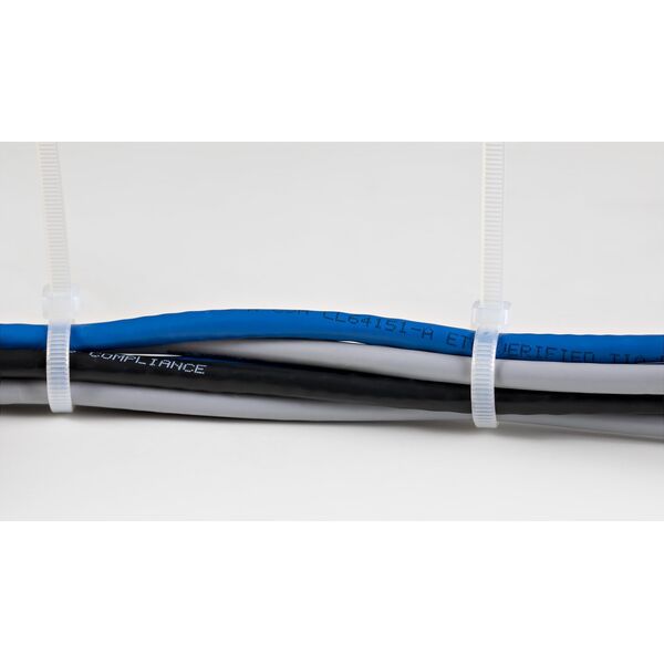 Organizer StarTech 1000 PACK 8 CABLE TIES -WHITE