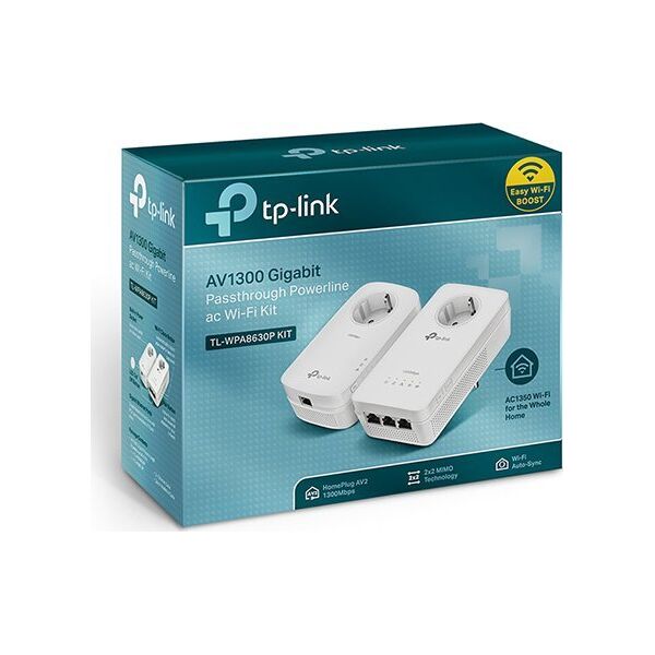 Adapter powerline TP-Link TP-Link TL-WPA1300P KIT(DE) KIT AV1300 Powerline 2er WLAN AC