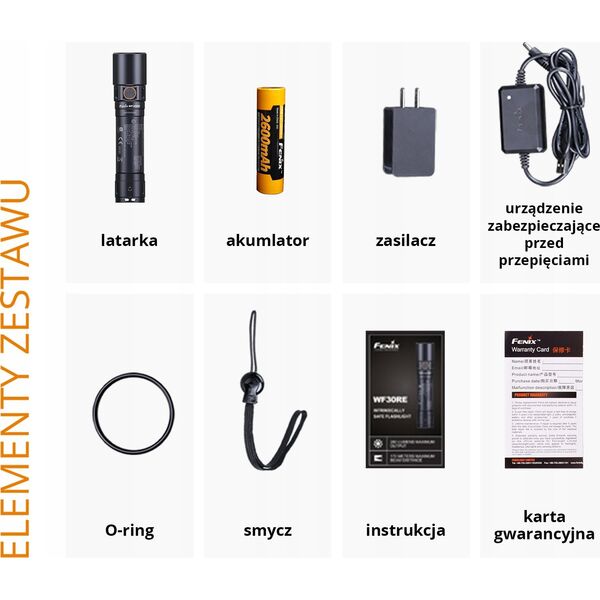 Latarka Fenix Fenix WF30RE EX 280 lm Torch