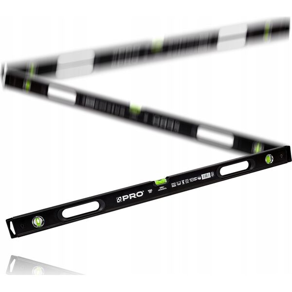 PRO POZIOMICA MALOWANA CZARNA FREZ Z UCHWYTEM HD SERIA 900 100CM