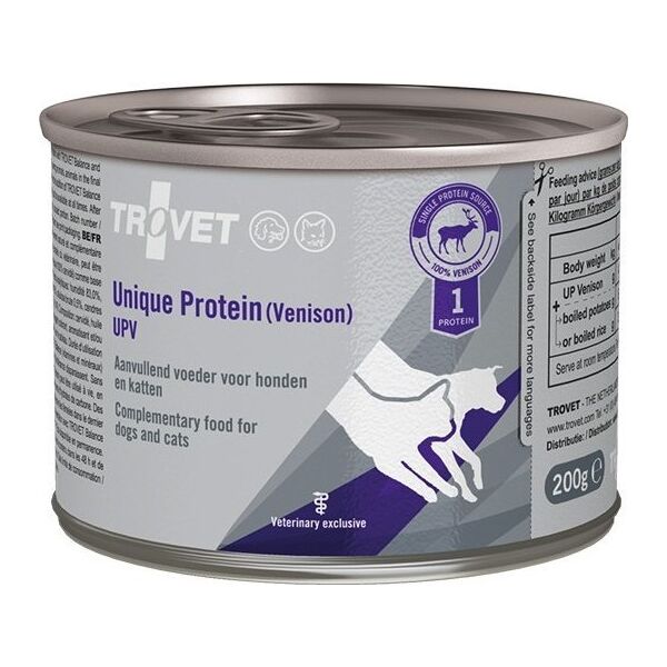 Trovet Trovet Unique Protein UPV Dziczyzna dla psa i kota puszka 200g