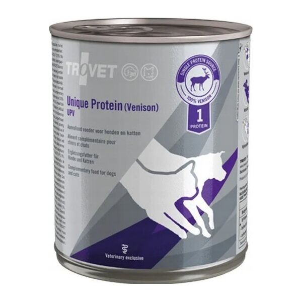 Trovet Trovet Unique Protein UPV Dziczyzna dla psa i kota puszka 800g