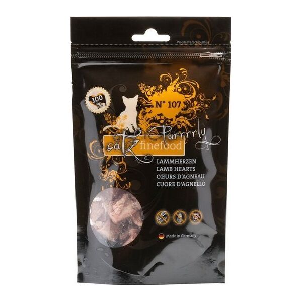 Catz Finefood Catz Finefood Purrrrly N.107 Serca jagnięce 35g