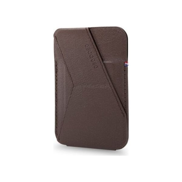 Decoded DECODED Leather MagSafe Card Stand Sleeve Brown