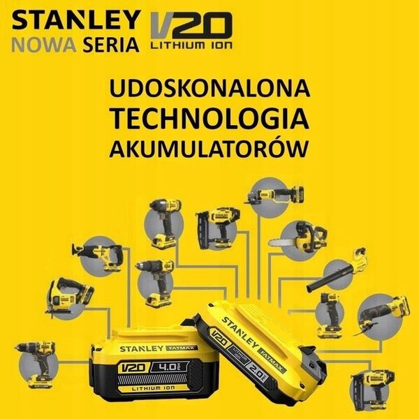 Frezarka Stanley FREZARKA AKUMULATOROWA 8MM V20 18V 0*AH