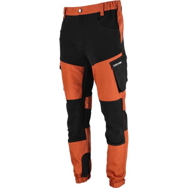 Lahti Pro SPODNIE Z ELEMENTAMI STRETCH CEGLASTO-CZARNE, "2XL",CE,LAHTI