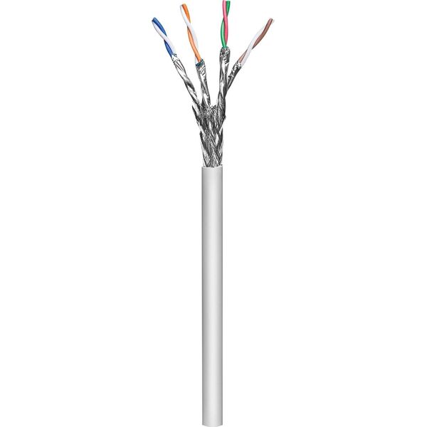 MicroConnect S/FTP CAT6a 100m Grey, LSZH
