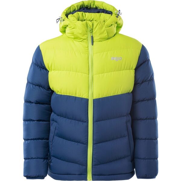 Bejo Dziecięca kurtka zimowa pikowana Bejo Baldey Ii Kdb estate blue/lime green rozmiar 116