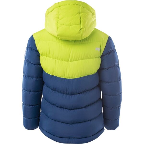 Bejo Dziecięca kurtka zimowa pikowana Bejo Baldey Ii Kdb estate blue/lime green rozmiar 110