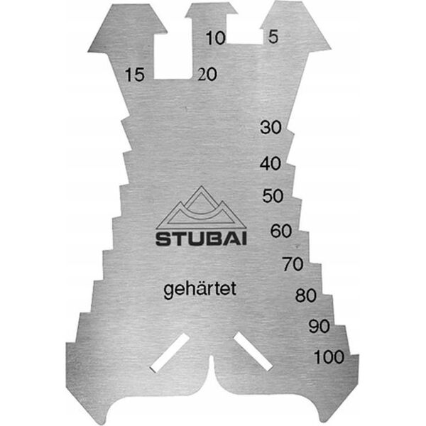 Marking template, hardened and stainless pl.