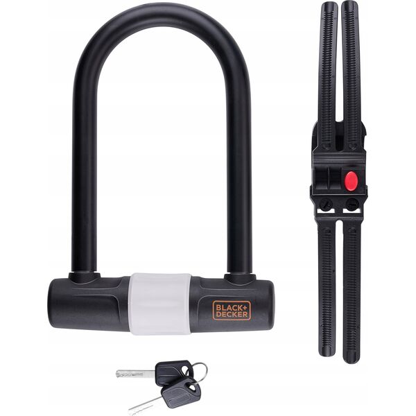 Black+Decker ZAPIĘCIĘCIE ROWEROWE U-LOCK 140X250mm BLACK+DECKER