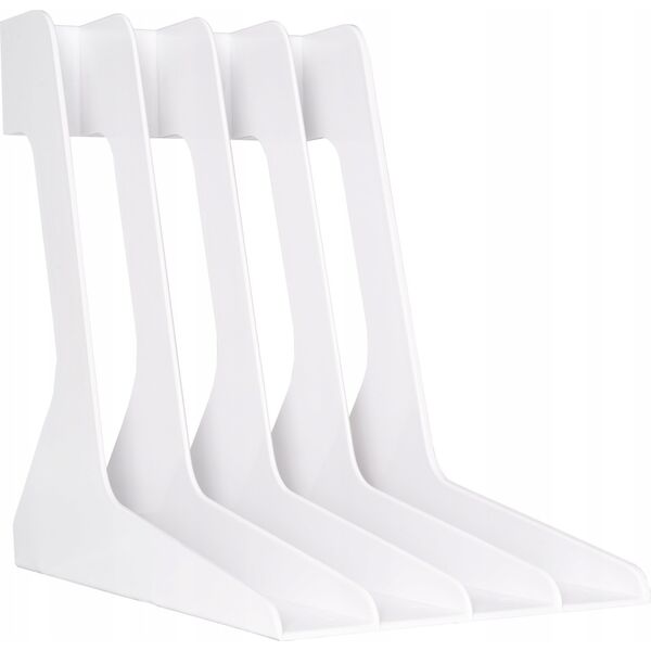 Vinyl record stand white