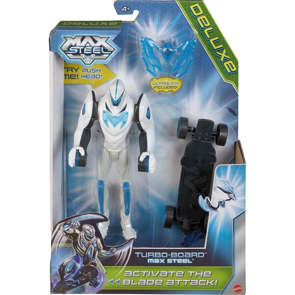 Figurka Max Steel, Deluxe, Turbo Skateboard, Action Figures, For Boys, 4+ years For Boys