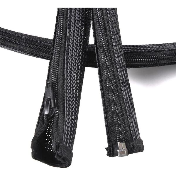 Organizer VivoLink Vivolink PROZIPSLEEVE1228 rękawy kablowe Czarny