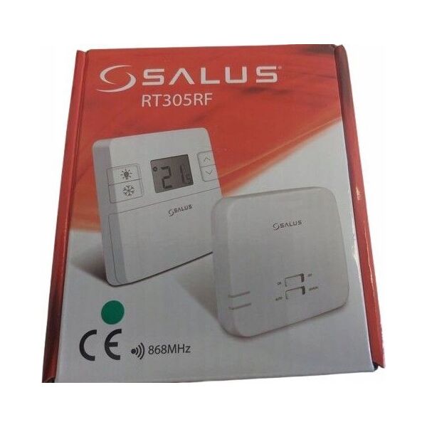 Salus Salus bezprzewodowy, natynkowy elektroniczny termostat RT305RF, dobowy