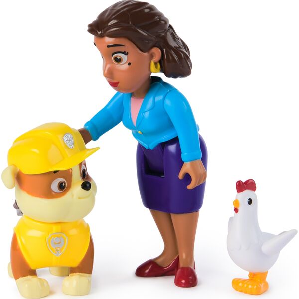 Figurka Spin Master Zestaw figurek Psi Patrol Rubble i burmistrz Goodway