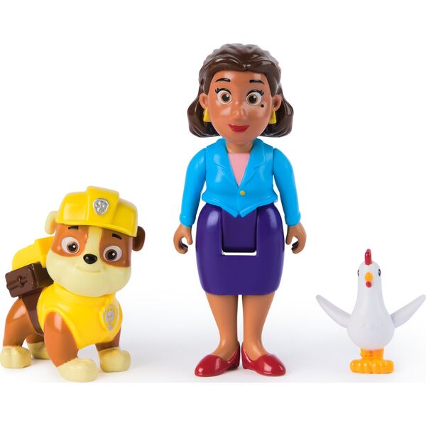 Figurka Spin Master Zestaw figurek Psi Patrol Rubble i burmistrz Goodway