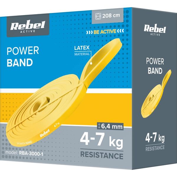 Rebel Powerband PL-1 mały opór żółty 1 szt.