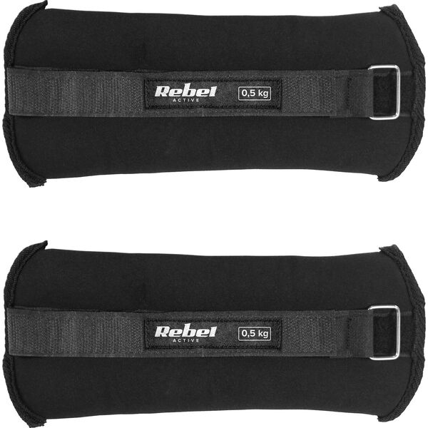Rebel Obciążniki na kostki i nadgarstki 2x0.5kg, REBEL ACTIVE