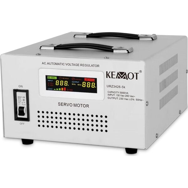 Kemot Automatyczny stabilizator napięcia  KEMOT MSER-5000 (5000 VA, serwomotor)