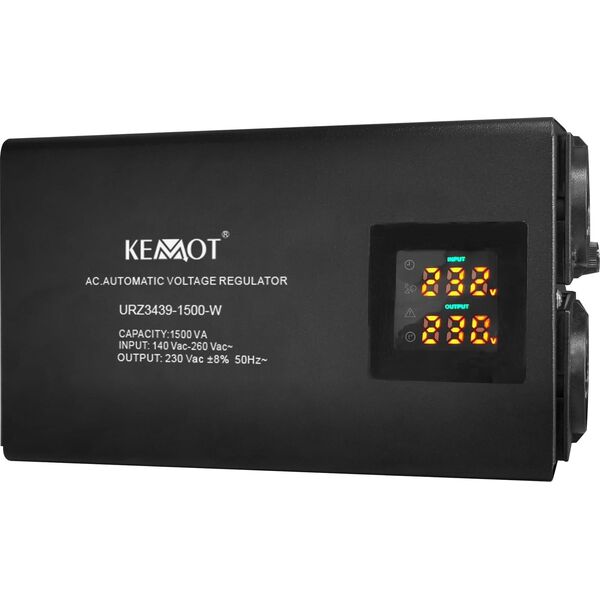 Kemot Automatyczny stabilizator napięcia  KEMOT SER-1500-W , precyzja 8%