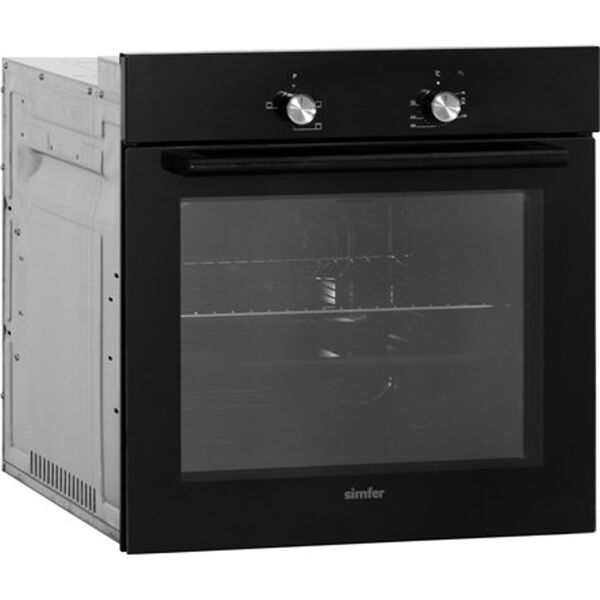 Piekarnik Simfer Simfer | Oven | 8004AERSP | 62 L | Electric | Manual | Mechanical control | Height 60 cm | Width 60 cm | Black