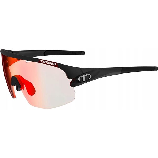 TIFOSI Okulary TIFOSI SLEDGE LITE CLARION FOTOTEC matte black (1szkło Clarion Red FOTOCHROM 74%-14% transmisja światła) (NEW)