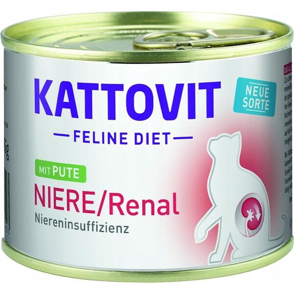 Kattovit KATTOVIT pusz.185g NIERE/RENAL INDYK       /12