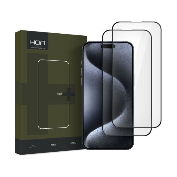 Hofi SZKŁO HARTOWANE HOFI GLASS PRO+ 2-PACK IPHONE 16 PRO MAX BLACK