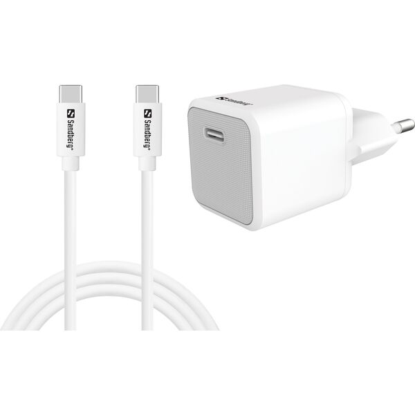 Ładowarka Sandberg USB-C AC Charger +USB-CC