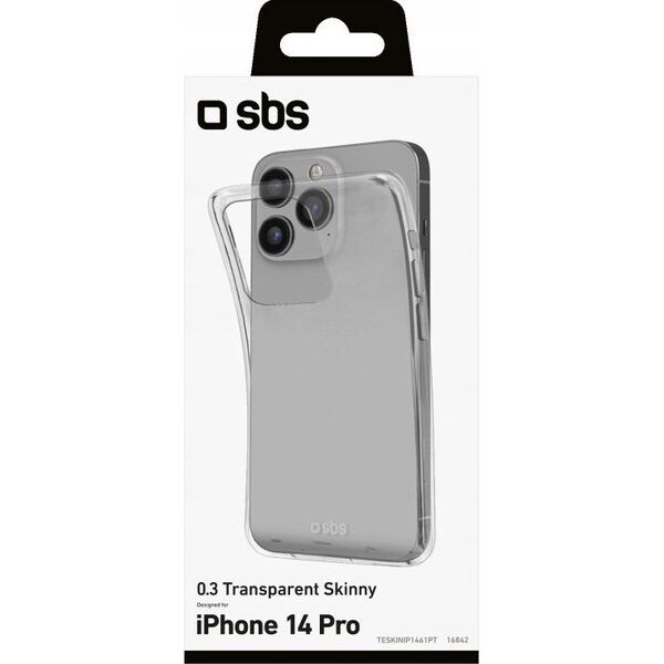 SBS Mobile SBS Skinny Cover iPhone 14 Pro transp.