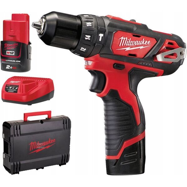 Milwaukee MILWAUKEE.UD.M12BPD-202X 30Nm 2x2.0Ah screwdriver