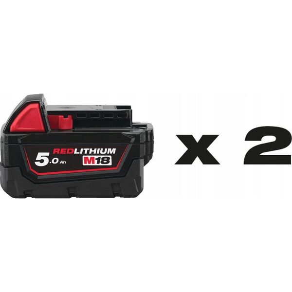 Milwaukee MILWAUKEE.SCREWDRIVER M18ONEDD3-502X 158Nm 2x5.0Ah BL